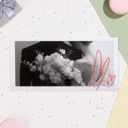 Money envelope "Happy Wedding" 16.5 x 8 cm-1