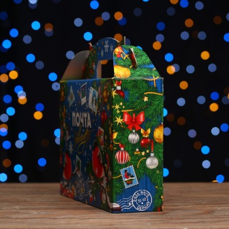 Gift box "Mail with bullfinches", 26 x 7 x 23 cm-2