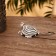 Souvenir "Striped Turtle" wood 8 cm