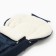 Children's envelope on fur, blue color, height 56-62 cm