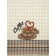A set of wuffed napkins Diva Afrodita Ceylin "Coffee", size 50x70 cm, 2 pcs