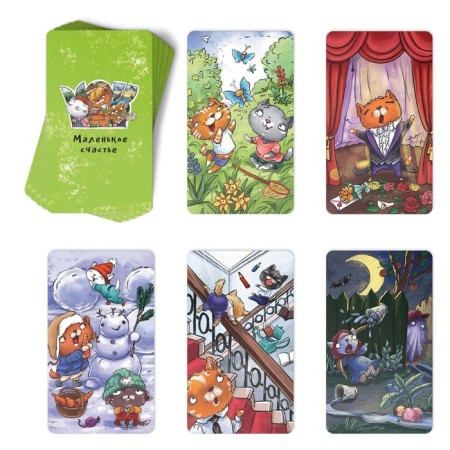 Metaphorical associative cards "Little Happiness", 50 cards (7x12 cm), 16+-3