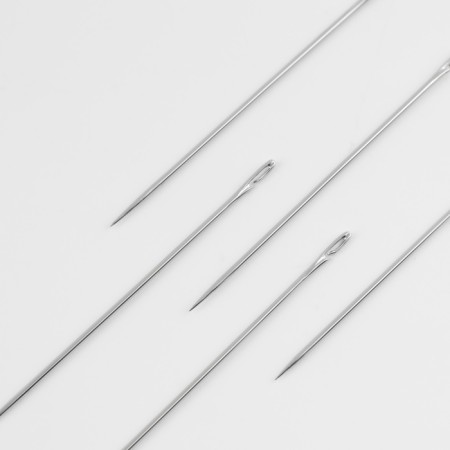 Sewing needles, d = 0.76 mm, 3.6 - 4.2 cm, autonomous, 12 pcs-1