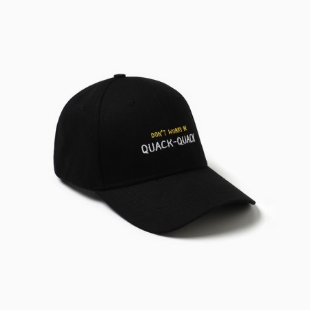 Women's cap with embroidery Mist Quack, Black, p. 56-58-3