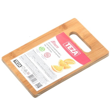 Defense board with a rectangular pen Bianca, 20x12.5x0.9 cm, bamboo-1