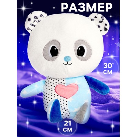 Musical toy for falling asleep "fall asleep: panda", sound and light effects-1