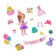 Magnetic game "Polina's Birthday" in a purse, with a doll