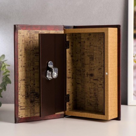 Safe wood book "Personal capital of a real man" 21x13x5 cm-2