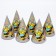 A set of paper utensils, for 6 people "Happy Birthday", transformers