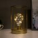 Nightlight "rectangle" LED from batteries 3haa gold 12.5x12x20 cm Risalux