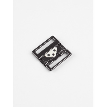 Flotter for a swimsuit, metal, 20 mm, black nickel color-2