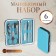 Set of manicure 6PR 1-1-1-1 pigeon 11*6.8*1.5cm package QF