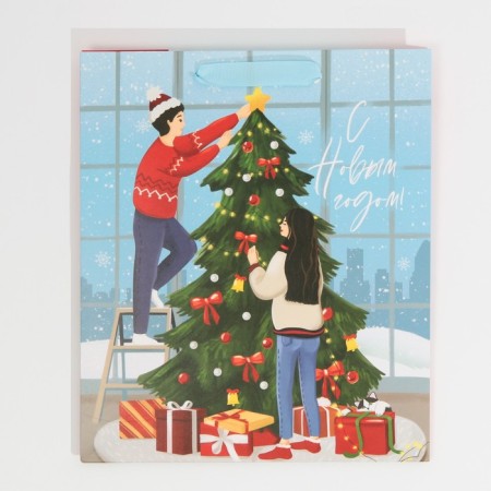 Packet Laminated Vertical "Cos", Ml 23 x 27 x 11.5 cm, New Year-6