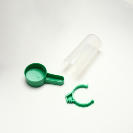 Drill/bird feeder 4 x 12 cm, 140 ml, green-2