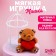 Soft toy "Cute Bear", Bear, Mix Colors