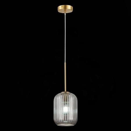 STL LUCE Sus. SL1154.323.01. Gran. 1x60 W, E27, 15.5x15.5x40 cm, brass color-1