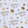 Glossy packaging, bilateral "Happy New Year", gold, 50 x 70 cm
