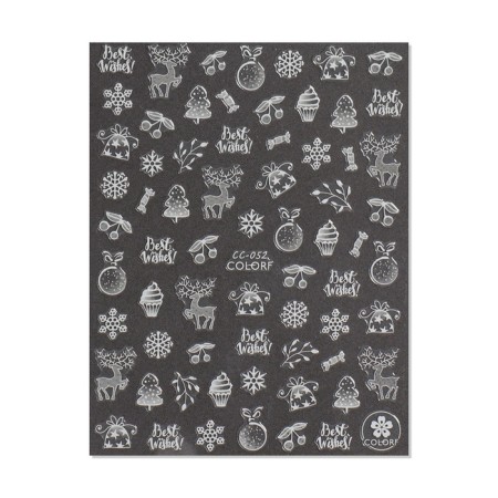 Nail stickers 10.2*8cm Best Wishes CC-052 Bel-1