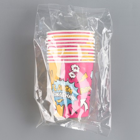 A single -paper glass "Super Party", 250 ml-3