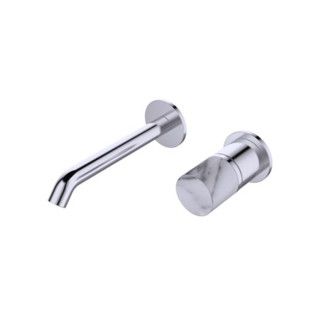 Bronze de Luxe Focus 24686cm shell mixer, built -in, pour 168 mm, brass