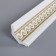 Ceiling skirting board C17/60 "Wave" gold, 60x58x2000