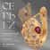Earrings with rhinestones "Snake" obsession, white color in gold
