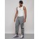 Sports male trousers, size 52, gray color