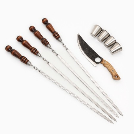 Set with skewers Gift "Bear" in the case-1