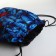 Back for shoes on the lace, the color is blue/multi -colored
