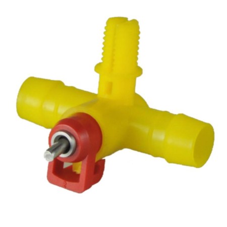 Drive Nipple, for poultry, with an attach to the hose