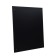 Glass panel 600x600x4 mm black, with mount