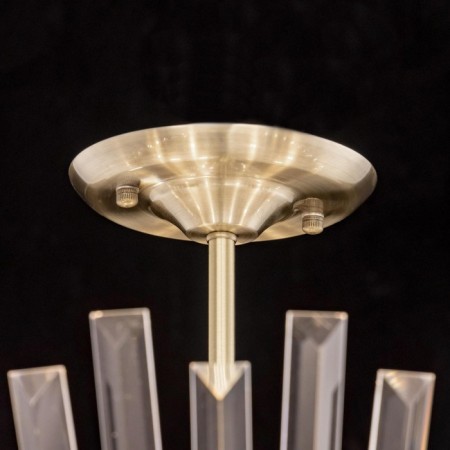 Lamp on the Citilux "Westeros" CL307163, 6x60W, E14, brown color-11