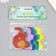 Decor for the creativity of EVA "Elephants" Tergets Set 6 pcs 13x15 cm