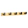 Hangers with five hooks Cappio VC105, black color