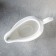 Porcelain saucer Wilmax, 100 ml, 13 × 6 × 5 cm, white color