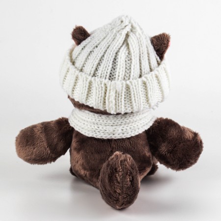 New Year's soft toy snowflake Marta, cat, for the New Year, 25 cm.-5