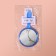 Mirror with a handle, bilateral, with an increase, D mirror surface 10 cm, color mix