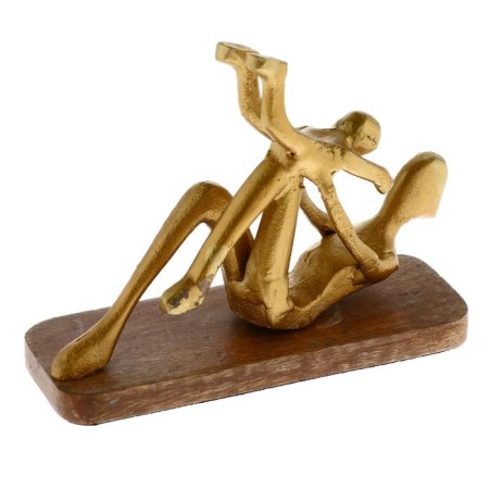 Souvenir "Mamino Happiness" aluminum, tree 20.3x7.6x13.3 cm (gold coating)-3