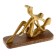 Souvenir "Mamino Happiness" aluminum, tree 20.3x7.6x13.3 cm (gold coating)