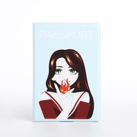 Cover for passport, blue color-1