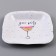Plate plate disposable square "festive" party, 16.5x16.5 cm