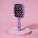 The comb is massage, wide, ventilated, 8.4 × 20.5 cm, mix color