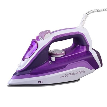 Iron BQ SI1002, 2600 W, ceramic soles, 30 g/min, 320 ml, white-violet-1