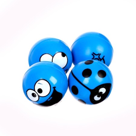 Rubber ball "Smiley", 2.7 cm, Mix color-6