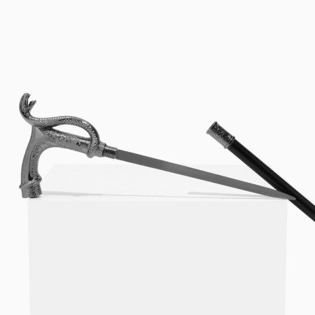 Souvenir product cane with a dagger, 36cm blade, snake handle-2