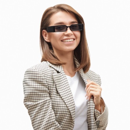 Sunglasses "OneSun", UV 400, pipe 14.5 cm, width 14 cm, lens 2.4 x 5.3 cm-1