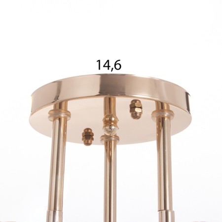 Greta chandelier BP 3x40W E27 Gold Model: 2600553-4