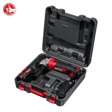 Corner grinder battery. Zhrov Ushm-18-125-41, 18 V, 4 Ah, Li-Ion, D = 125x22.2 mm, M14, case-12