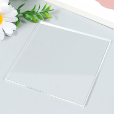 Acrylic block for seals 10x10 cm-2