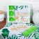 Gift set "Queen of tropics" kitchen apron 50cm x 70cm and baking forms